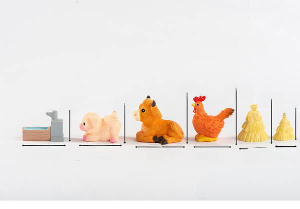 Figurinhas de Animais de Resina