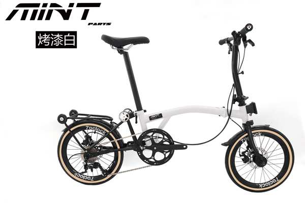 MINT Pequenas Bicicletas Foldáveis de 16 polegadas para Homens e Mulheres de 9 Velocidades Foldáveis