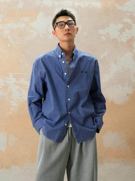 Versão correta do MIU Muji 25fw Outono Inverno novo modelo de tintas finas com mangas compridas camisa de estilo acadêmico diretamente do fabricante