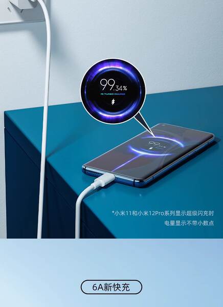 6A Type-C linha de dados para Huawei Mate60 Xiaomi Vivo Android 120W linha de carregador por atacado