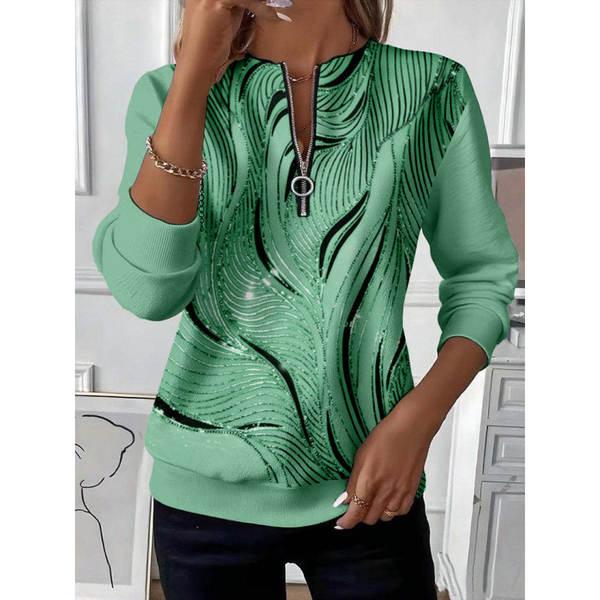 Outono Novo Modelo Europeu e Americano Lingerie Feminino T-Shirt Pós-Símia Vintage Camiseta Desportiva