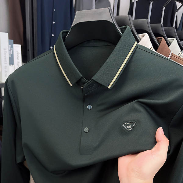 Camisa Polo Longa Manga Masculina