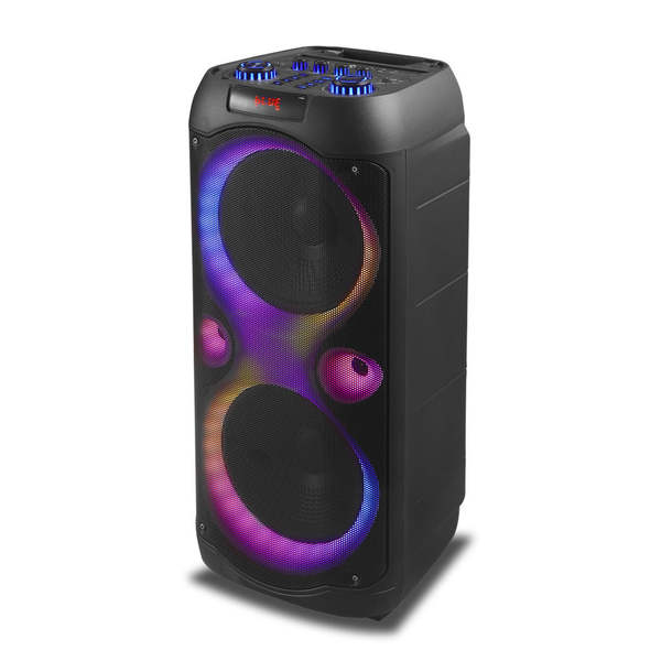 Novo e-commerce 10 polegadas duplo alto-falante de alta potência ao ar livre Bluetooth alto-falante K canção 60 wattparty festa cesto de som