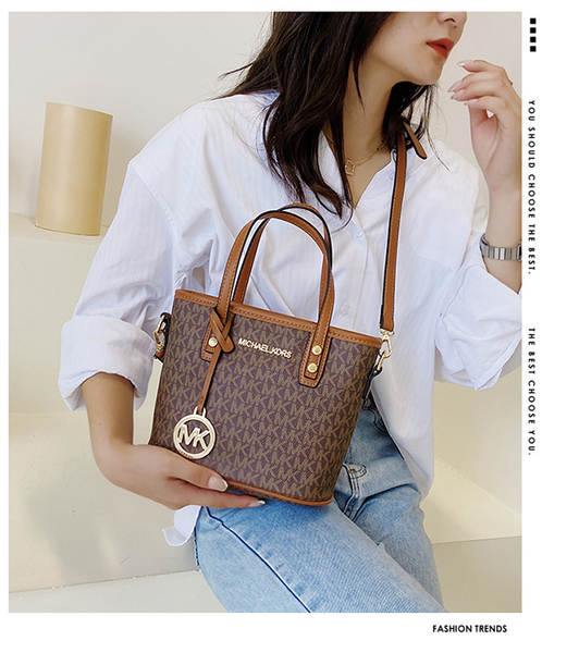 Bolsa tote mini com estampa