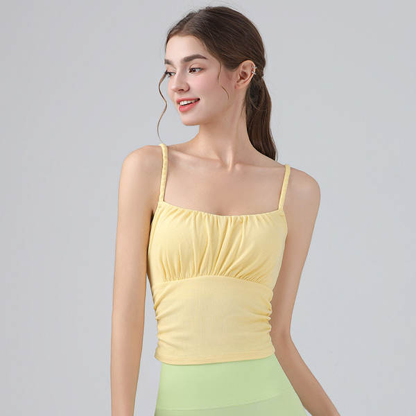 Top de Yoga Feminino com Acolchoamento