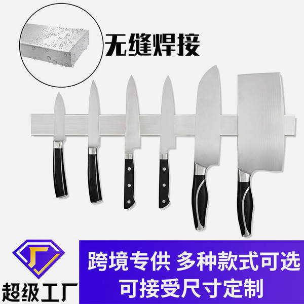 Suporte Magnético para Facas de Aço Inox