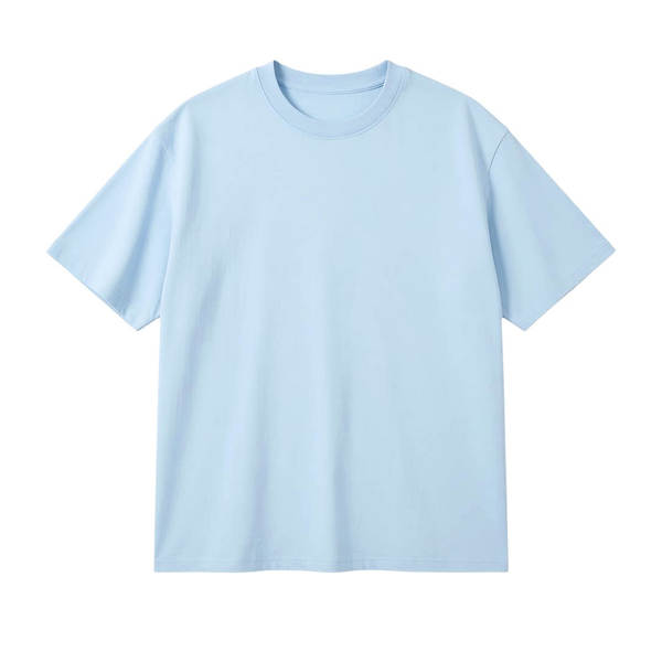 T-shirt masculino de algodão puro de 230 g para homens de verão de 2026 75265.