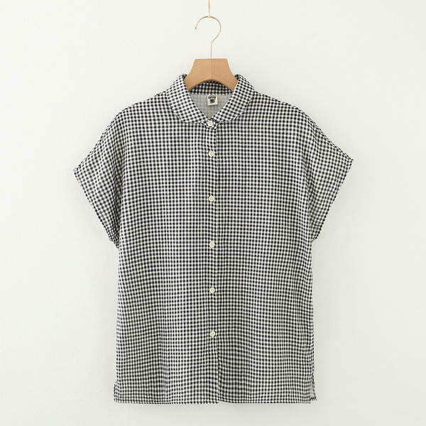 Blusa feminina de algodão sem mangas