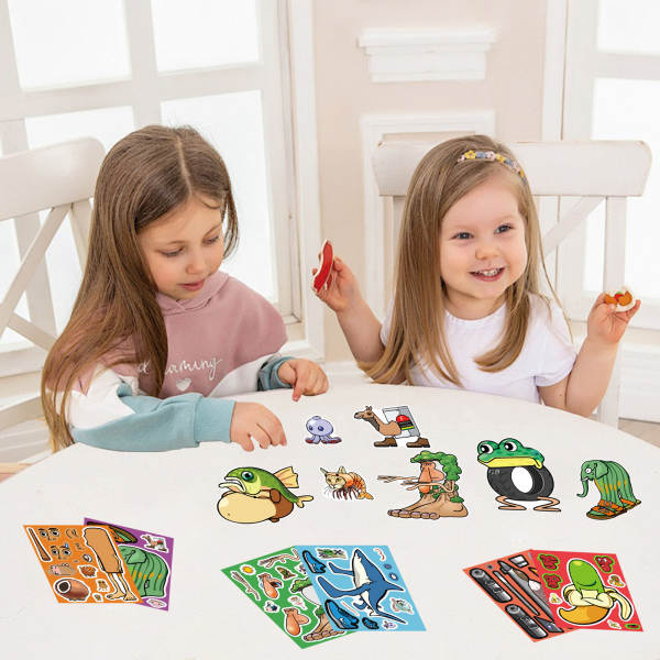 Puzzle de Adesivo para Crianças