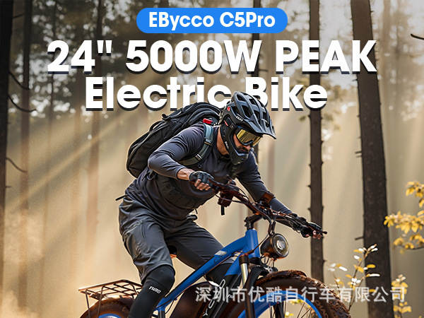 Fabricante atacado Ebycco bicicletas elétricas de dupla unidade 24*4.0 carrinho de montanha elétrico gorduroso