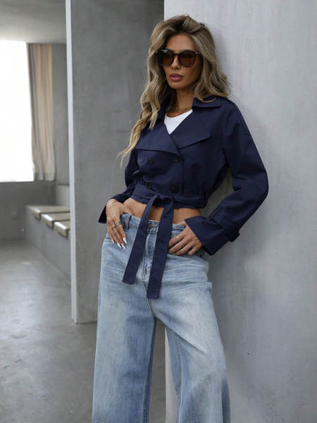 Jaqueta feminina de inverno curta