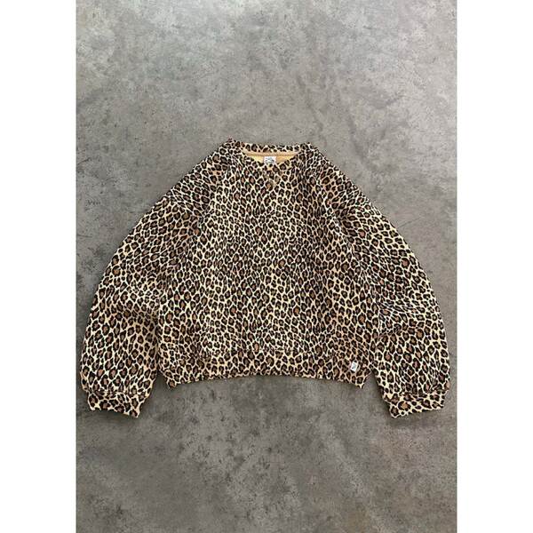 Moletom com estampa de leopardo