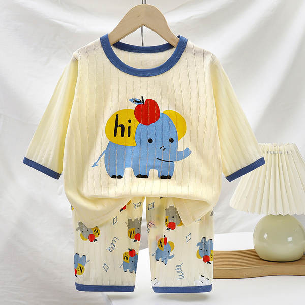 Conjunto de Pijama Infantil de Algodão