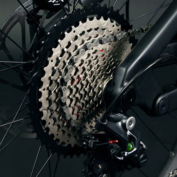 Carro de montanha elétrico de lítio EM10 de fibra de carbono com cauda suave M510 motor intermediário de assistência de bicicleta com freio de disco duplo