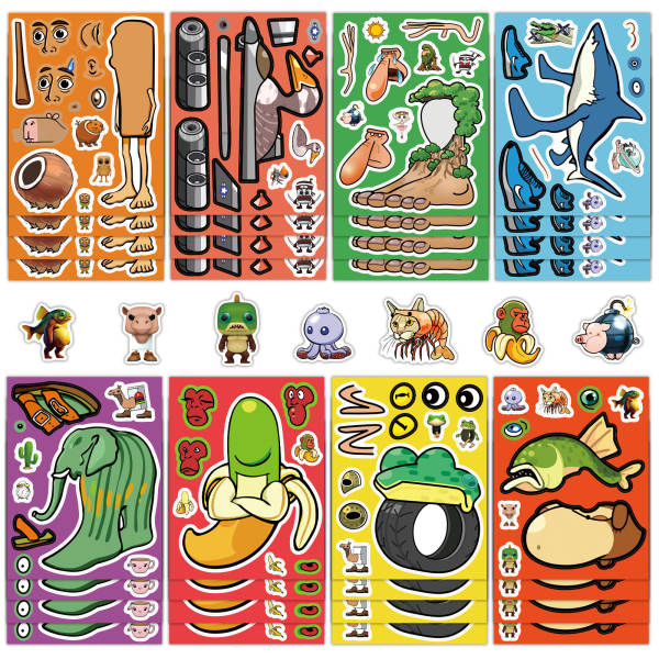 Puzzle de Adesivo para Crianças