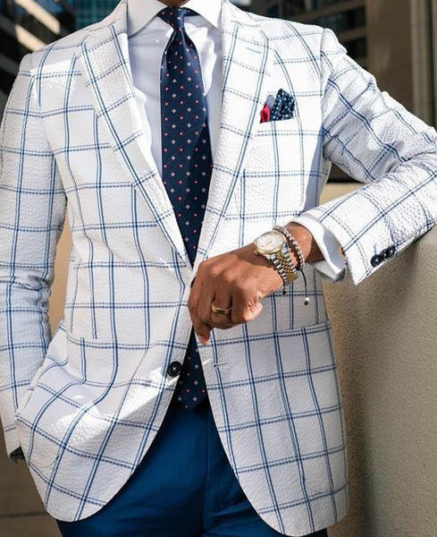 定制款跨境外贸单排两粒扣大口袋西装外套男士休闲修身西服上衣男