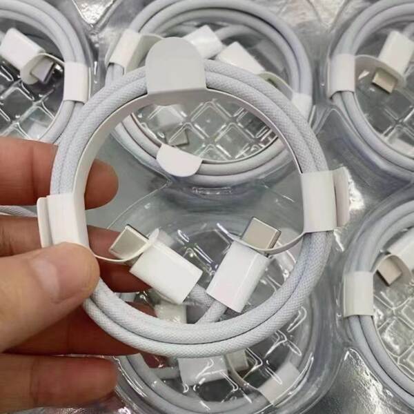 Aplicável à linha de dados da Apple Apple 15 linha de tecelagem C-C cabo de tecelagem de carregamento rápido 60W cabo de celular durável
