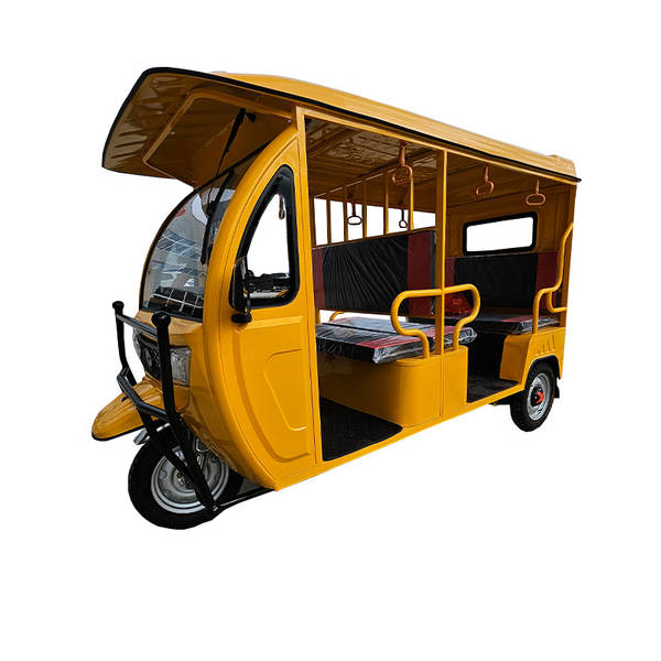 Transporte de passageiros de comércio exterior transfronteiriço elétrico de três rodas de carga adulto 2000w72V52Ah 25km/h ácido de chumbo