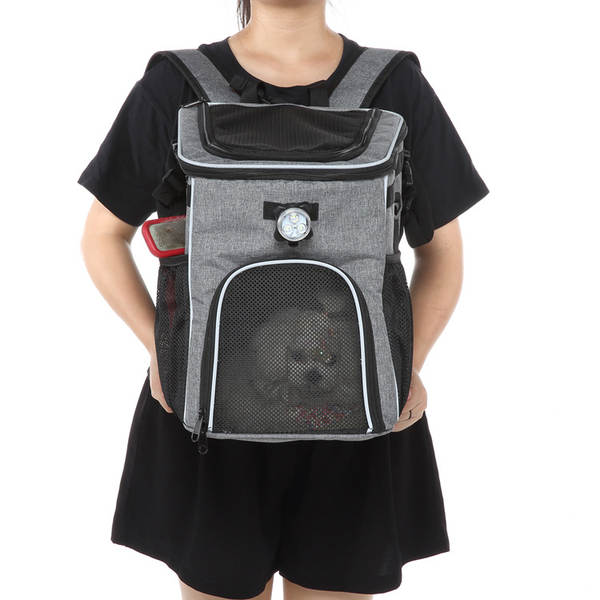 Transfronteiriço desmontável dobrável mochila de bicicleta para cães para cães para andar para fora pode ser desmontado mochila para cães para cães