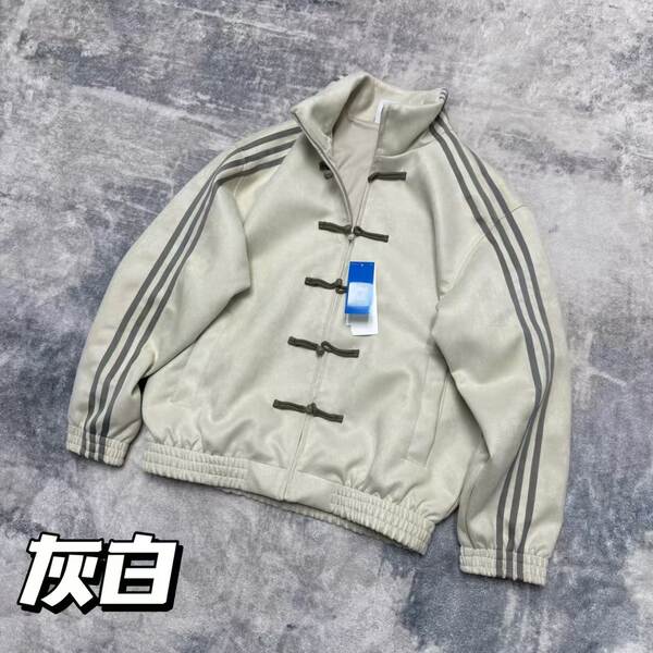 Três versões altas de tiras de movimento antigas da moda Wang Anu do mesmo modelo de nova capa chinesa jaqueta masculina e feminina