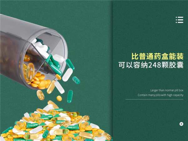 Caixa de Medicamentos Portátil