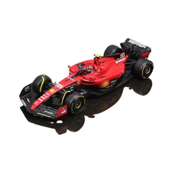 2023 Peugeot 1:43 Ferrari F1 Modelo SF23 Carro de corrida de metal Simulador de brinquedo Modelo Carro de liga Homem