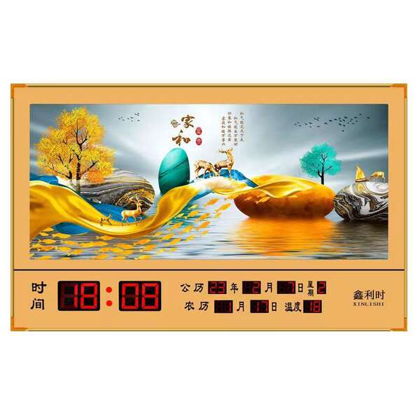 Relógio Digital com Temperatura e Calendário
