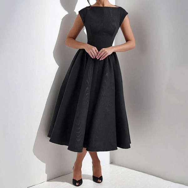 Vestido feminino de verão estilo francês