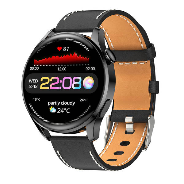O relógio inteligente GT3 Pro é um relógio NFC de alta velocidade.