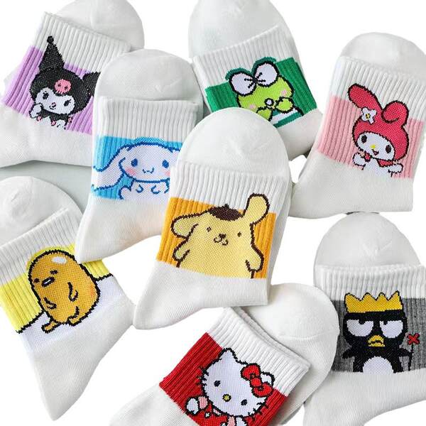 Meias de Inverno com Animais Cartoon