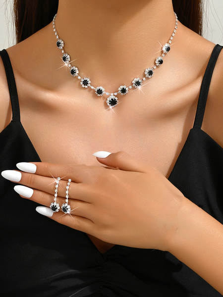 Preço especial!Joias europeias e norte-americanas de moda de alta qualidade de alta qualidade de joias de cristal