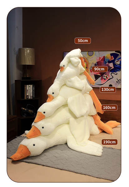 Bicho de Pelúcia Ganso Branco