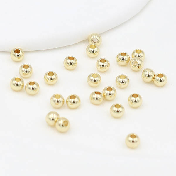 Pérolas de ouro 14K e 18K