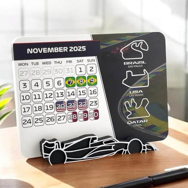 Novo calendário de corridas de Fórmula 1 2025 para o ano de 2025