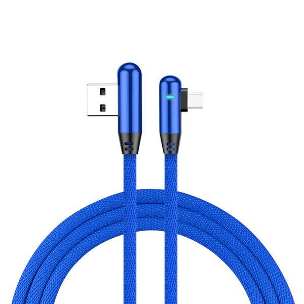 Luz inteligente linha de dados dupla curva para Apple iPhone 6 X linha de carregamento para Android Tipo-C atacado