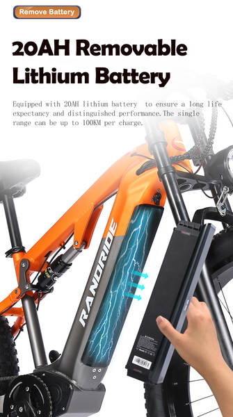 Bicicleta Elétrica Todo-Terreno