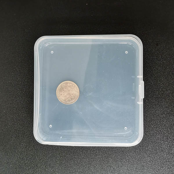 T plástico transparente pequena caixa de jóias caixa de orelhas caixa de jóias pequena caixa de jóias caixa de jóias mini pode ser ajustado LOGO