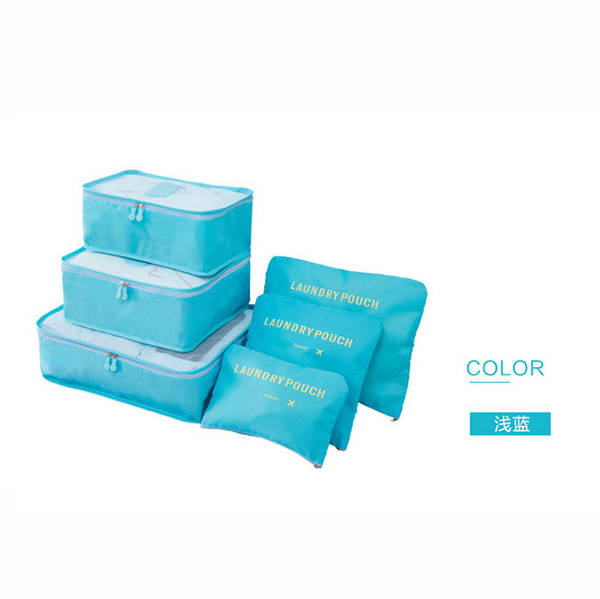 Kit de Organização de Viagem 6 Peças