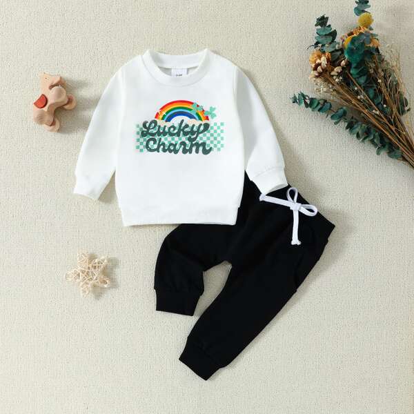 Conjunto de moletom infantil