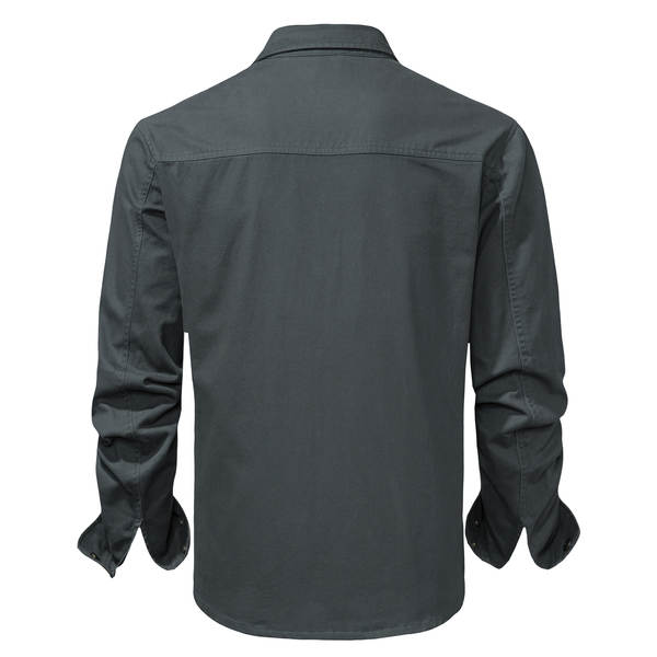 Camisa masculina de algodão