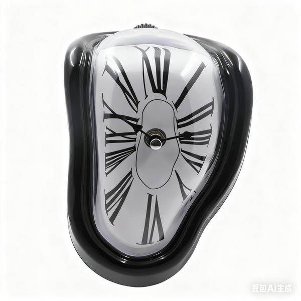 Stellar Amazon Wallclock Espanha Dali fundido relógio criativo distorção suspensão de relógio escaneamento