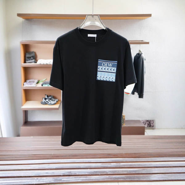 1.1 Versão correta 2025 Mumbai MLB Muay Thai LOW Alfabeto de letras impressas polo corda curta T-shirt masculino