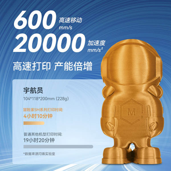 Impressora AD5M de alta precisão de alta velocidade com caixa de abertura totalmente automática para impressoras 3D de classe de desktop FDM