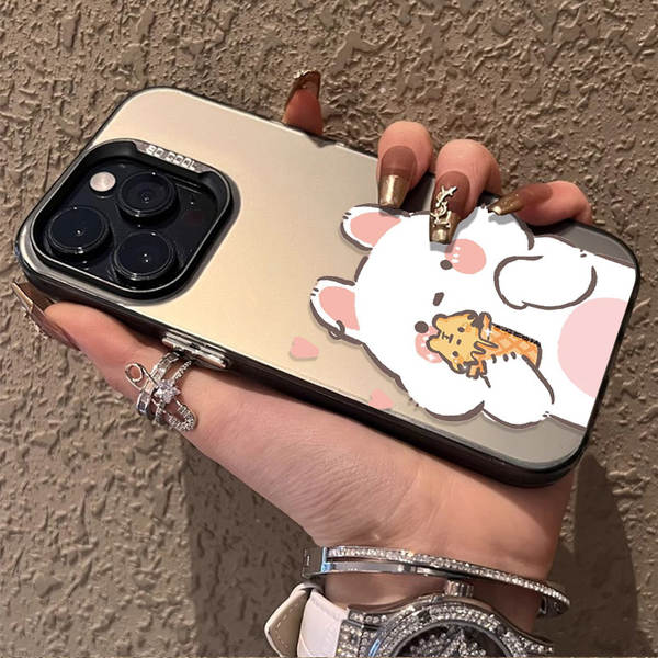 Aplicável Samsung S25Plus Capa de celular S24Ultra Moda S23FE Supernatural Coelho S22 Novo Modelo
