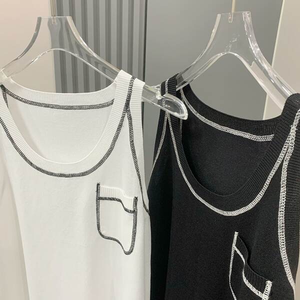 Vestido de gatinho sem mangas para as mulheres no verão de 23
