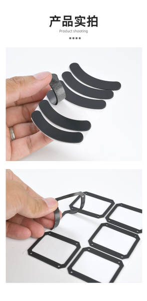 Fonte de fábrica cinza auto-glicose de silicone adesivo adesivo de mouse resistente ao deslizamento adesivo de silicone adesivo de celular