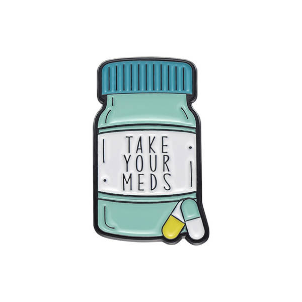 Cartão criativo de laboratório de garrafas de medicamentos em forma de pacote de personalidade para acessórios de agulhas embalagem metálica