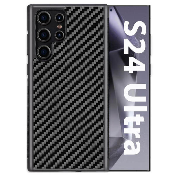 S25 Ultra é compatível com o Samsung S24 S23 Fibra de Carbono S26Plus