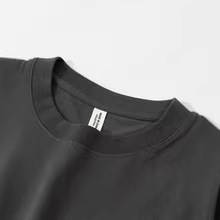 Vestido masculino de verão de 220 gramas de peso de algodão puro calças curtas T-shirt masculino de esporte puro roupas suadas suaves