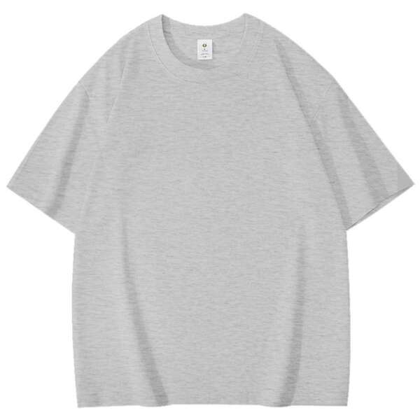 T-shirt de algodão curto personalizado padrão de logotipo de roupa de trabalho de casaco de algodão 220 gramas transfronteiriço comércio exterior atacado